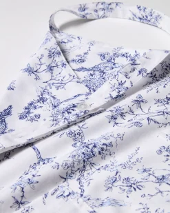 Petite Plume Adult Apron in Timeless Toile