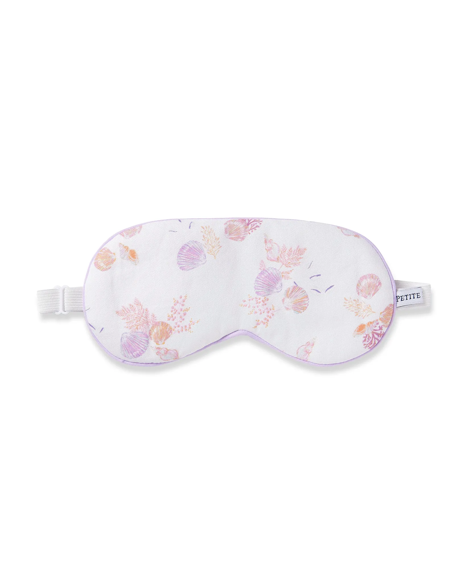 Women Petite Plume Adult's Twill Sleep Mask in Seashell Splendor