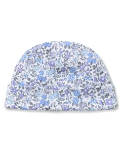 Petite Plume Baby Pima Hat in Fleur D'Azur