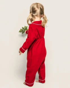 Petite Plume Baby's Flannel Cambridge Romper & Cashmere Blanket Gift Set