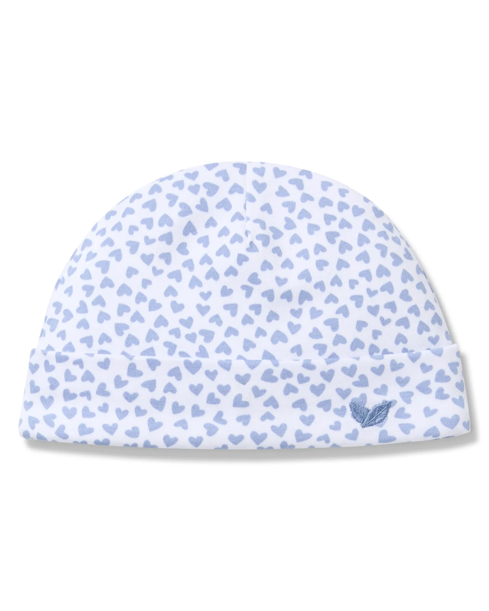Petite Plume Baby's Pima Hat in Bluehearts