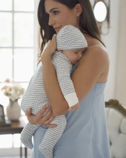 Petite Plume Baby's Pima Hat in La Mer