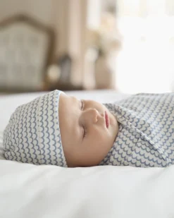 Petite Plume Baby's Pima Hat in La Mer