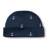 Petite Plume Baby's Pima Hat in Portsmouth Anchors