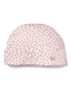 Petite Plume Baby's Pima Hat in Sweethearts
