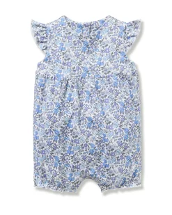 Petite Plume Baby's Pima Isla Play Romper in La Mer