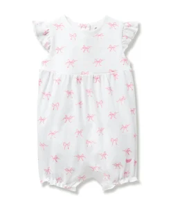 Petite Plume Baby's Pima Isla Play Romper in Blushing Bows