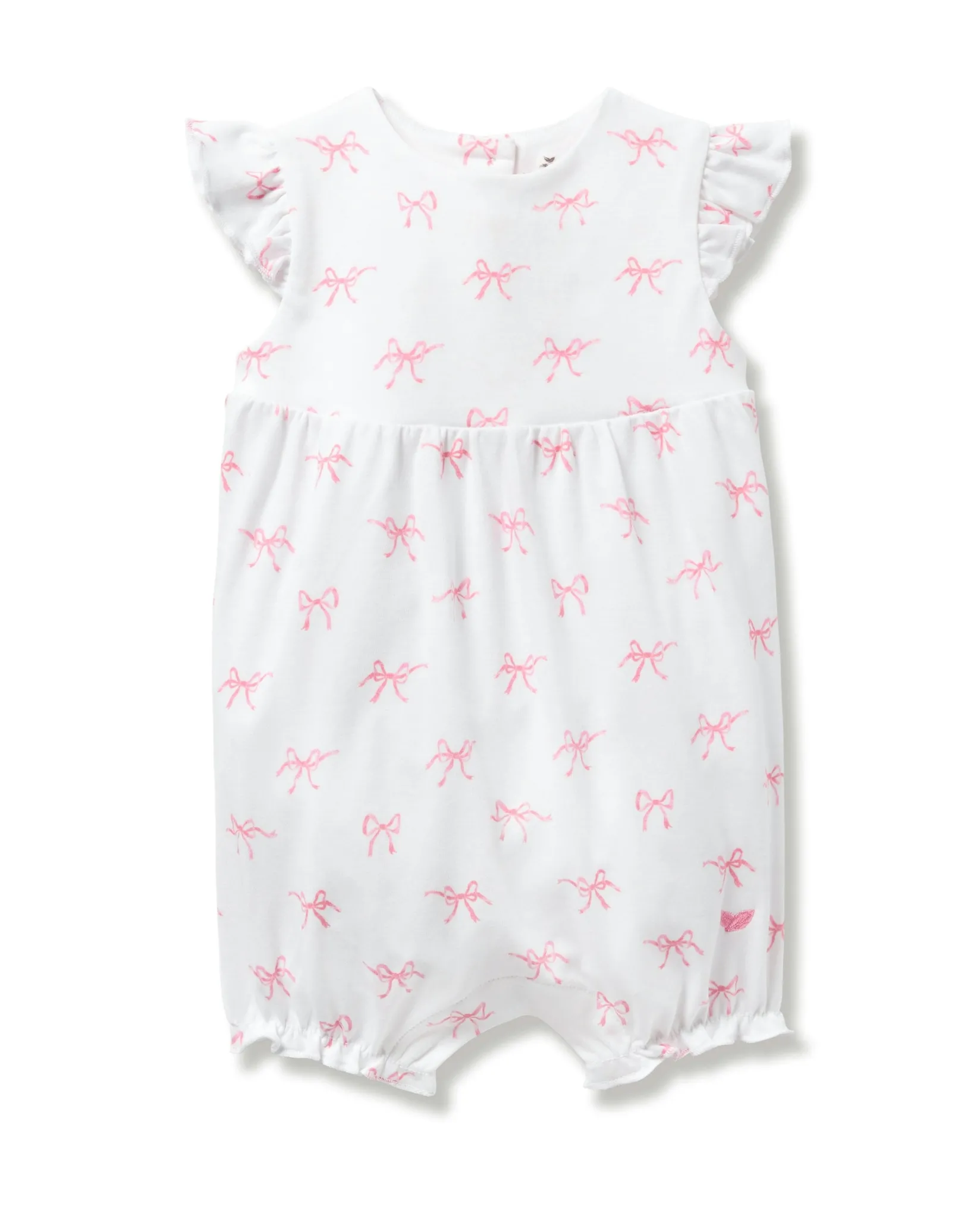 Petite Plume Baby's Pima Isla Play Romper in Blushing Bows