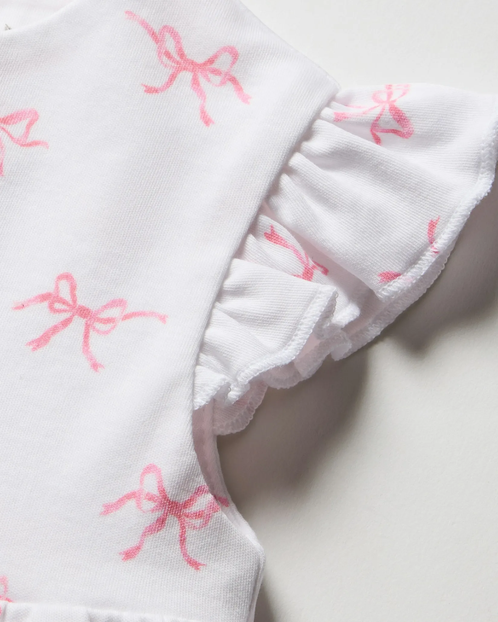 Petite Plume Baby's Pima Isla Play Romper in Blushing Bows