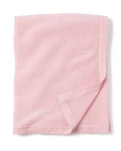 Petite Plume Baby's Pink Gingham Classic Romper & Cashmere Blanket Gift Set