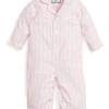 Petite Plume Baby's Twill Romper in Pink Gingham
