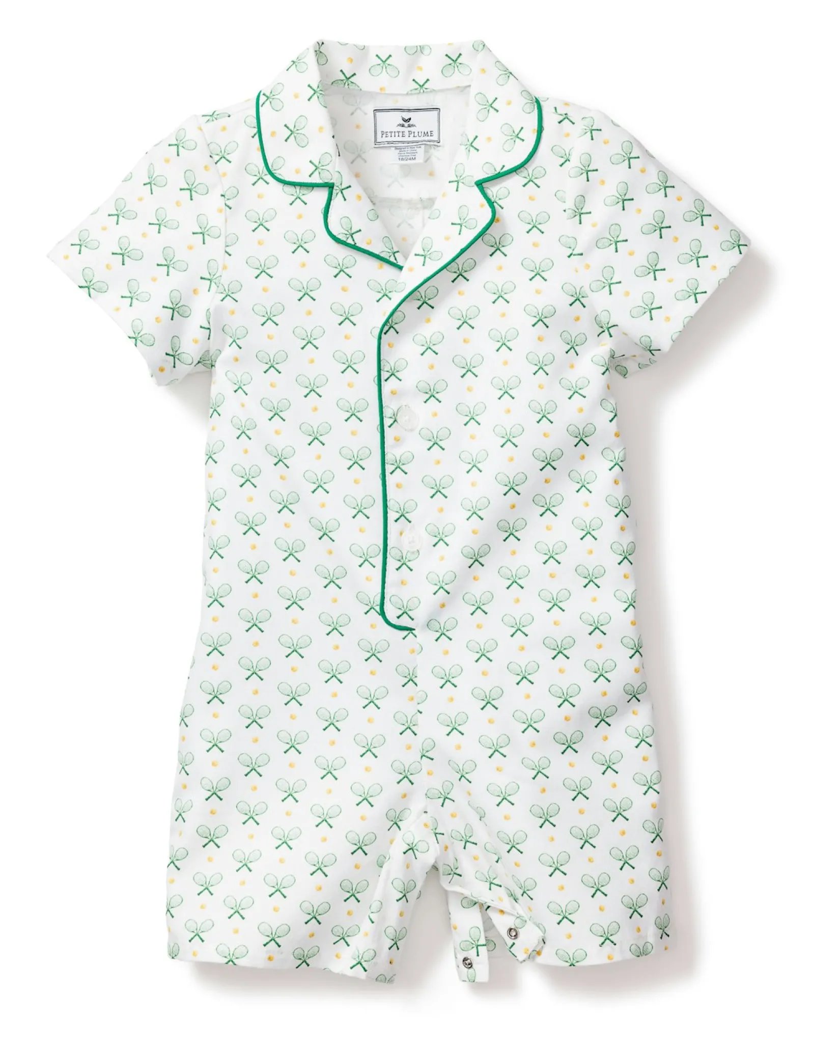 Petite Plume Baby's Twill Summer Romper in