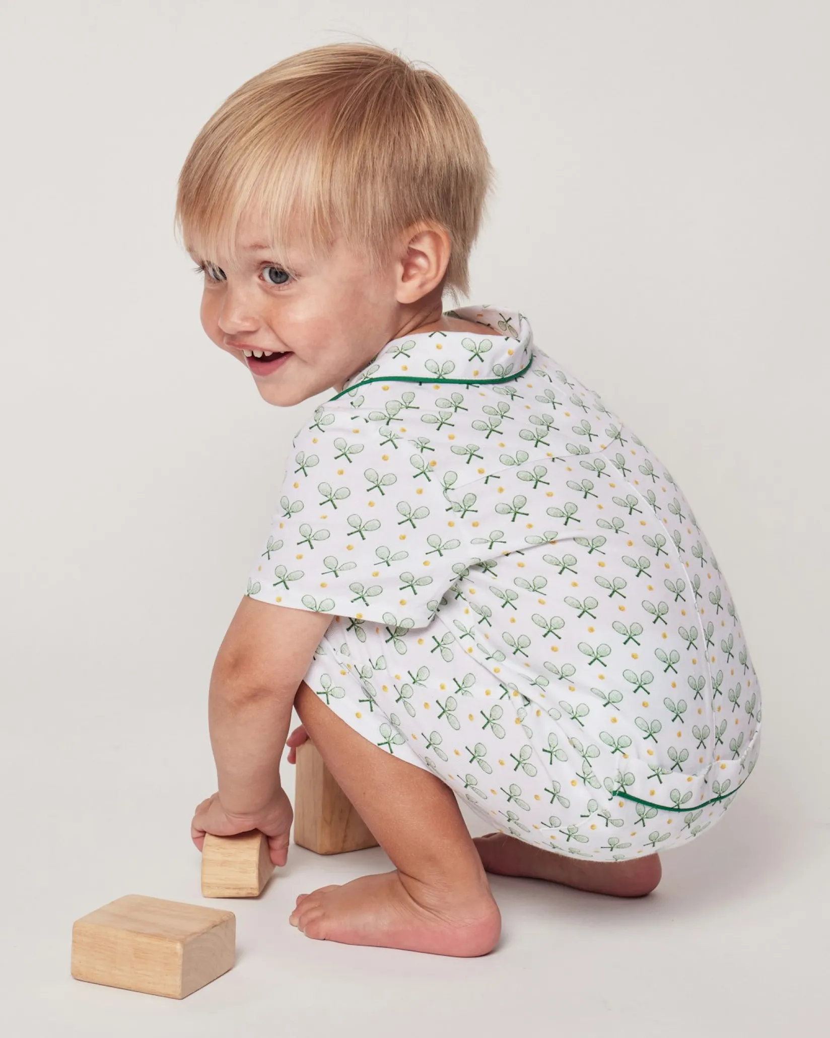 Petite Plume Baby's Twill Summer Romper in