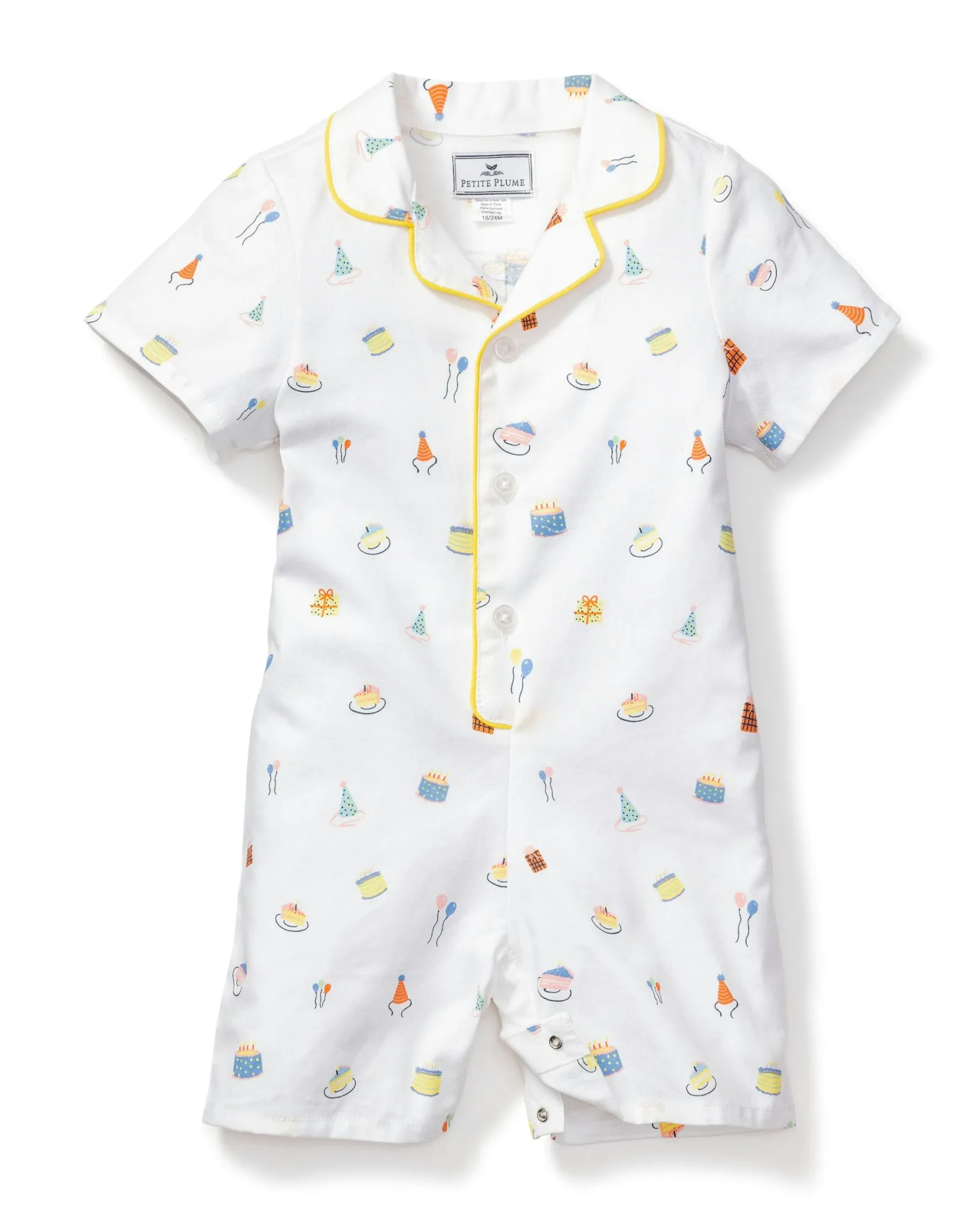 Petite Plume Baby's Twill Summer Romper in