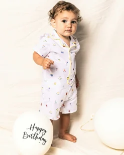 Petite Plume Baby's Twill Summer Romper in