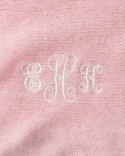 Petite Plume Cashmere Baby Blanket in Rose