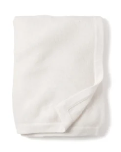 Petite Plume Cashmere Baby Blanket in Ivory