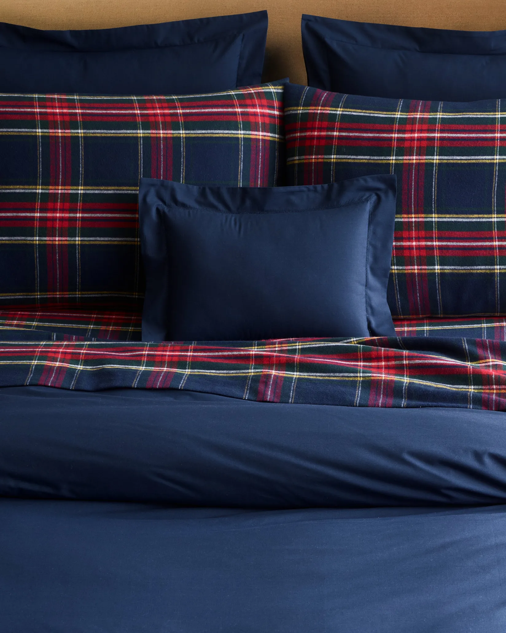 Petite Plume Decorative Pillow in Navy