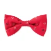 Petite Plume Dog Twill Bow Tie in Anchors Away
