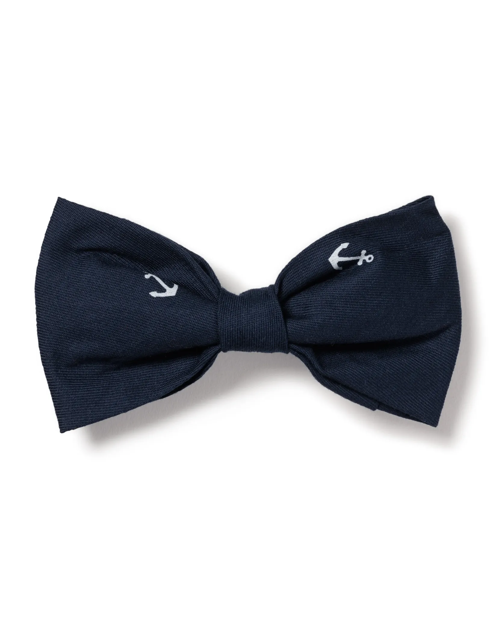 Petite Plume Dog Twill Bow Tie in Portsmouth Anchors
