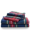 Petite Plume Flannel Sheets in Windsor Tartan