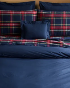 Petite Plume Flannel Sheets in Windsor Tartan