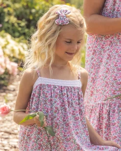 Kids Petite Plume Girl's Hair Bows in Fleurs de Rose