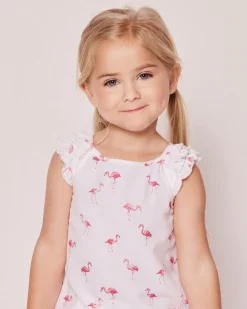 Kids Petite Plume Girl's Twill Amelie Short Set in