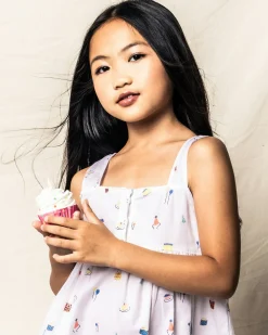 Kids Petite Plume Girl's Twill Charlotte Nightgown in