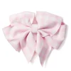 Kids Petite Plume Girl's Twill Hair Bows in Pink Gingham
