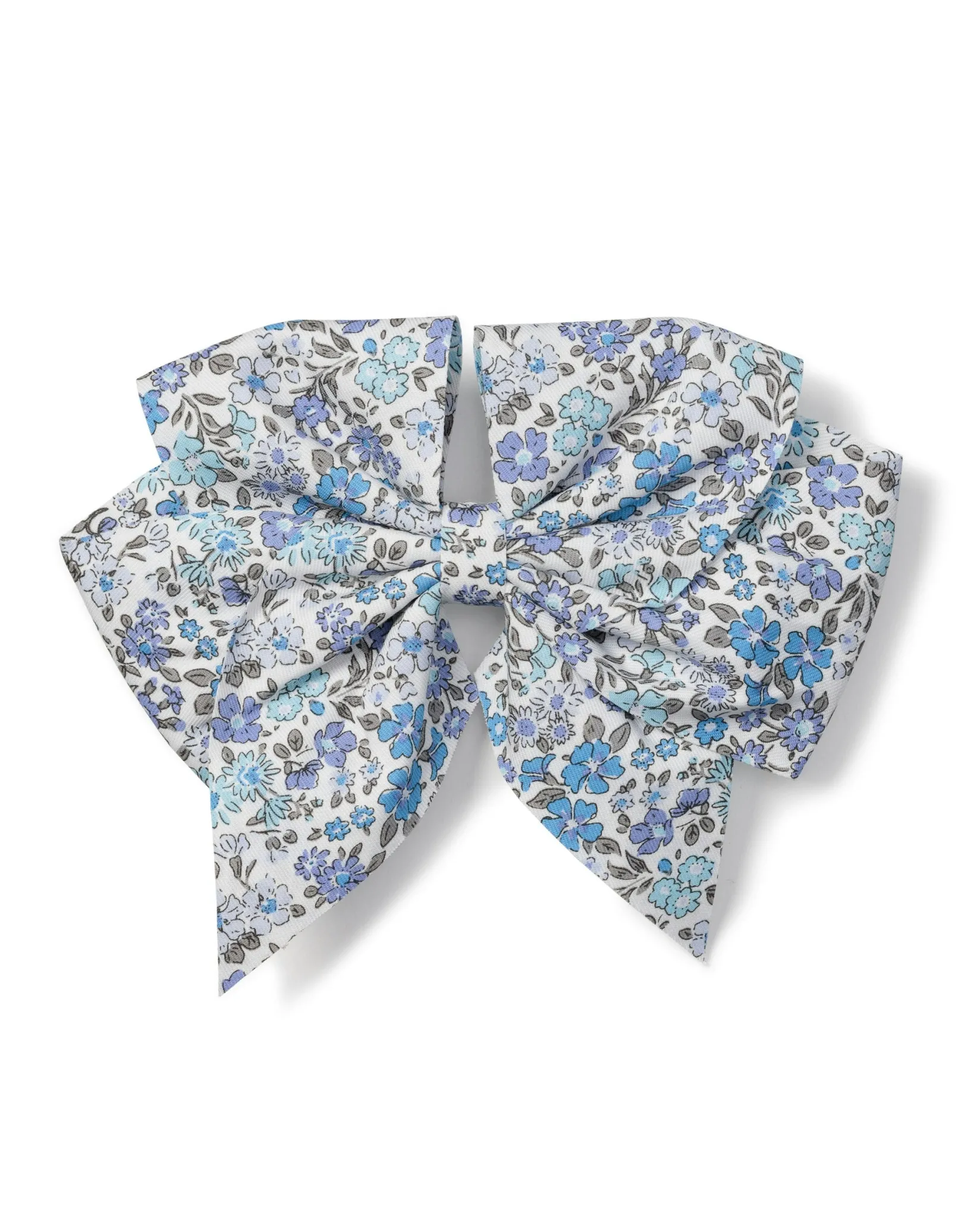 Kids Petite Plume Girl's Twill Hair Bows in Fleurs de Rose