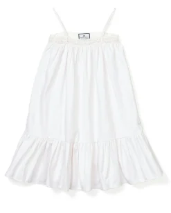 Kids Petite Plume Girl's Twill Lily Nightgown in White