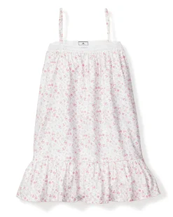 Kids Petite Plume Girl's Twill Lily Nightgown in White