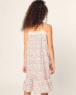 Kids Petite Plume Girl's Twill Lily Nightgown in Petite Petals