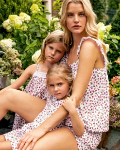 Kids Petite Plume Girl's Twill Lily Nightgown in Petite Petals