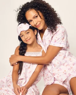 Kids Petite Plume Girl's Twill Lily Nightgown in Seashell Splendor