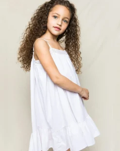 Kids Petite Plume Girl's Twill Lily Nightgown in Timeless Toile