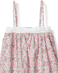 Kids Petite Plume Girl's Twill Lily Nightgown in Fleurs de Rose