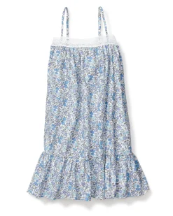Kids Petite Plume Girl's Twill Lily Nightgown in Fleurs de Rose