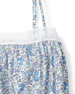 Kids Petite Plume Girl's Twill Lily Nightgown in Fleurs de Rose