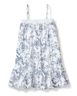 Kids Petite Plume Girl's Twill Lily Nightgown in Fleurs de Rose