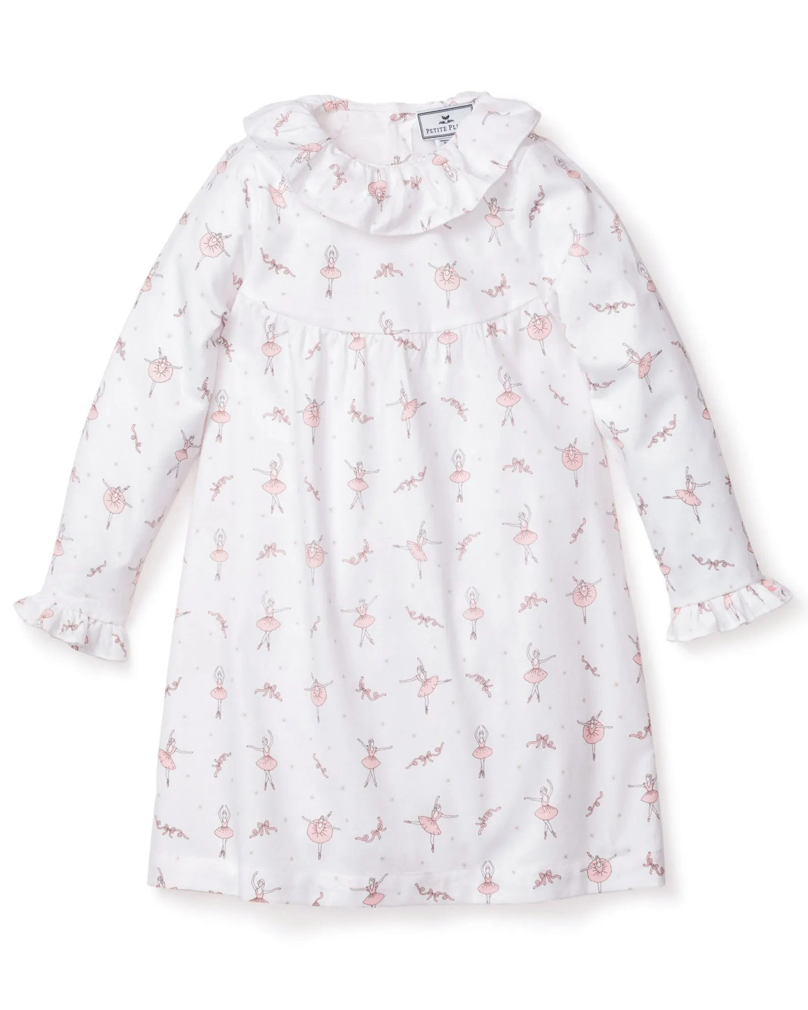Kids Petite Plume Girl's Twill Scarlett Nightgown in Sugar Plum Fairy