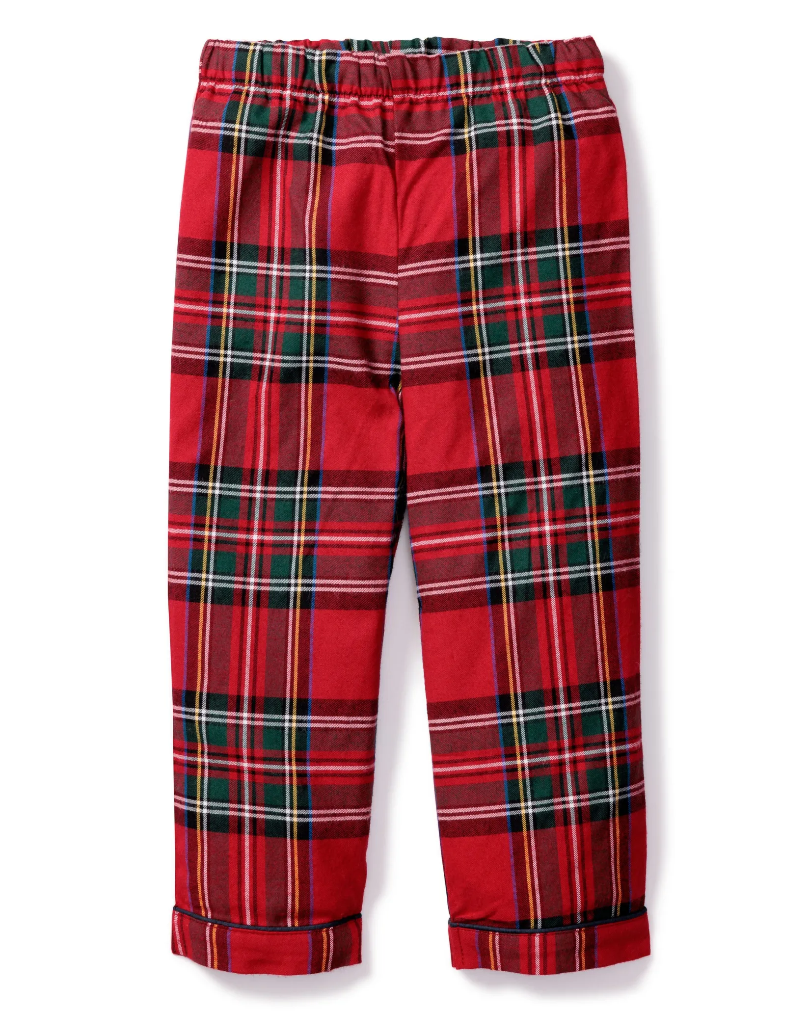 Kids Petite Plume Kid's Brushed Cotton Pajama Pants in Imperial Tartan