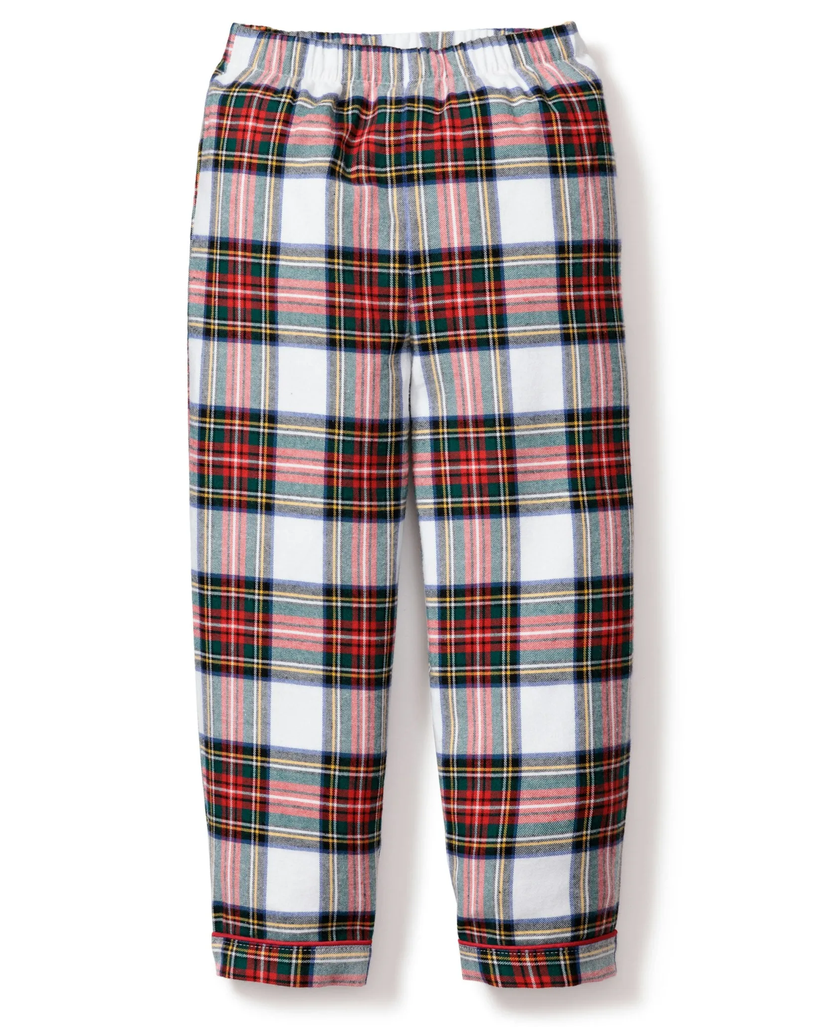 Kids Petite Plume Kid's Brushed Cotton Pajama Pant in Balmoral Tartan