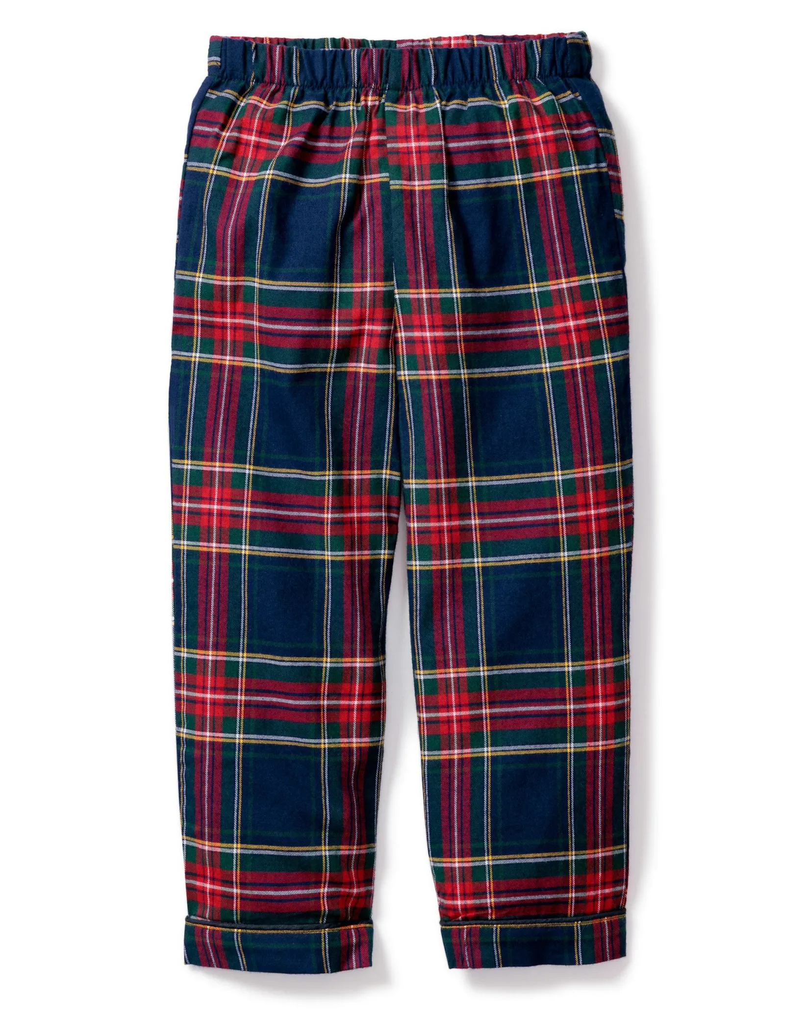 Kids Petite Plume Kid's Brushed Cotton Pajama Pant in Windsor Tartan