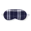 Kids Petite Plume Kid's Brushed Cotton Sleep Mask in Oxford Tartan