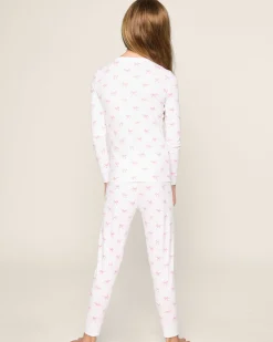 Kids Petite Plume Kid's Pima Snug Fit Pajama Set in Dorset Floral