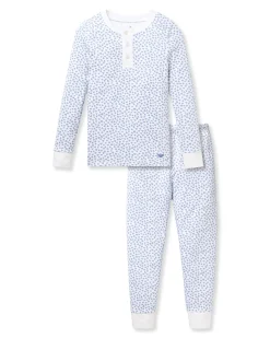 Kids Petite Plume Kid's Pima Snug Fit Pajama Set in Sweethearts