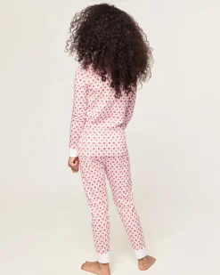 Kids Petite Plume Kid's Pima Snug Fit Pajama Set in Autumn Orchards