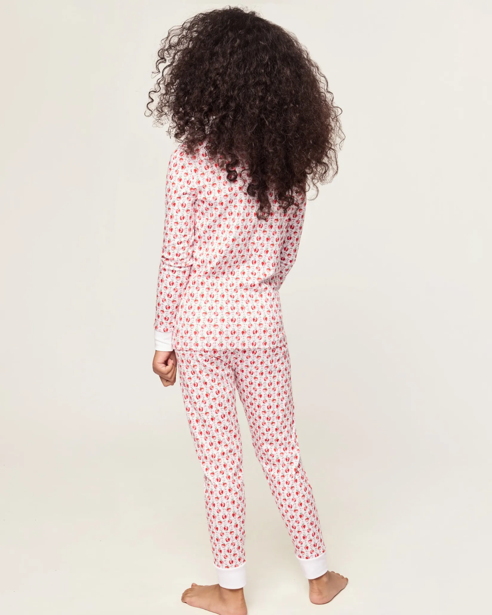 Kids Petite Plume Kid's Pima Snug Fit Pajama Set in Autumn Orchards